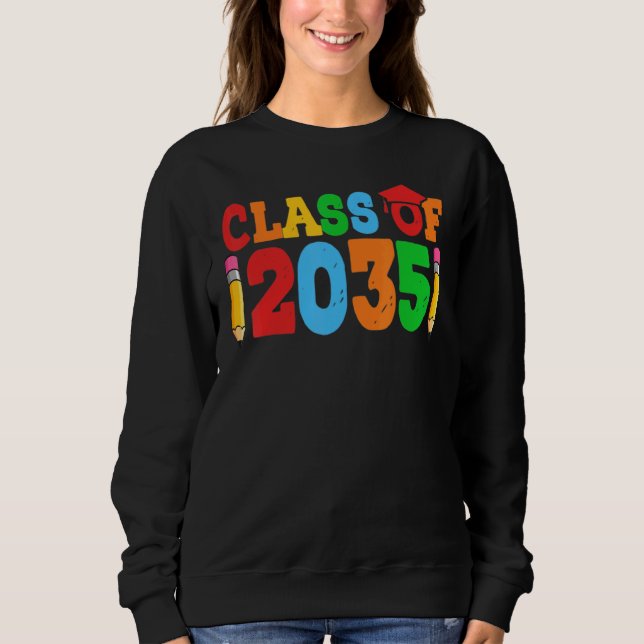 Sudadera class of 2035 grow with me (Anverso)