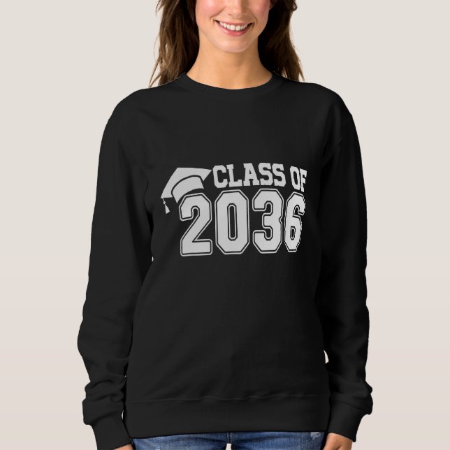 Sudadera Class Of 2036 Last Day Of School Graduation Teache (Anverso)