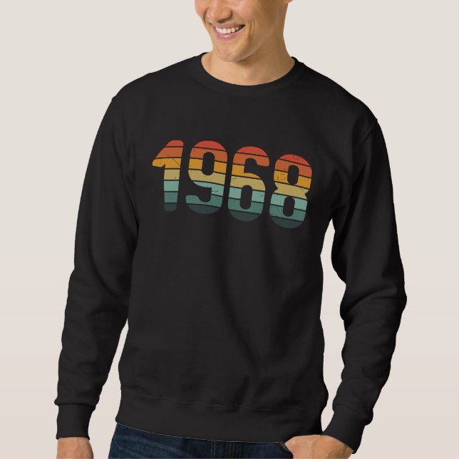 Sudadera Classic 1968  BDay Vintage Sunset (Anverso)