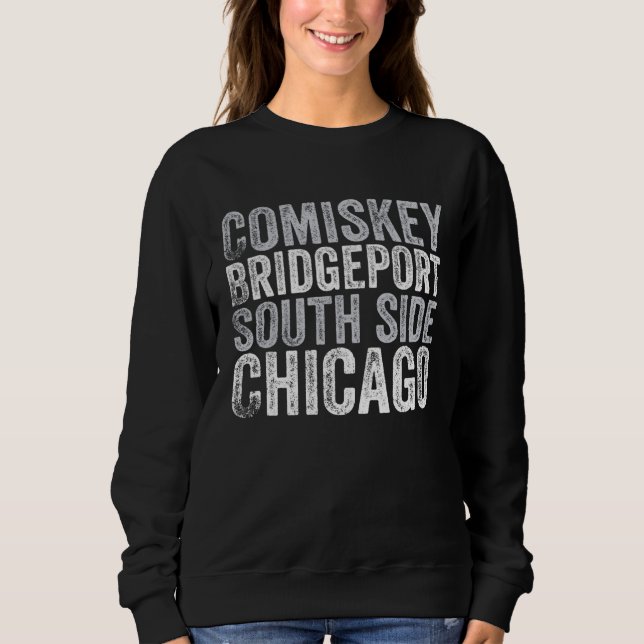 Sudadera Classic Chicago Illinois Baseball Fan Comiskey Ret (Anverso)