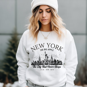 Sudadera Classic New York City Vintage Retro Skyline