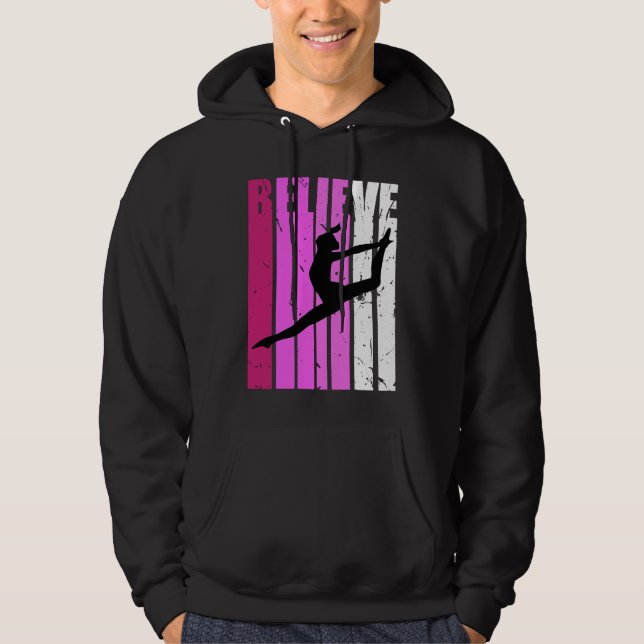 Sudadera Classical Dance Pink Team Fan Believe Motivational (Anverso)