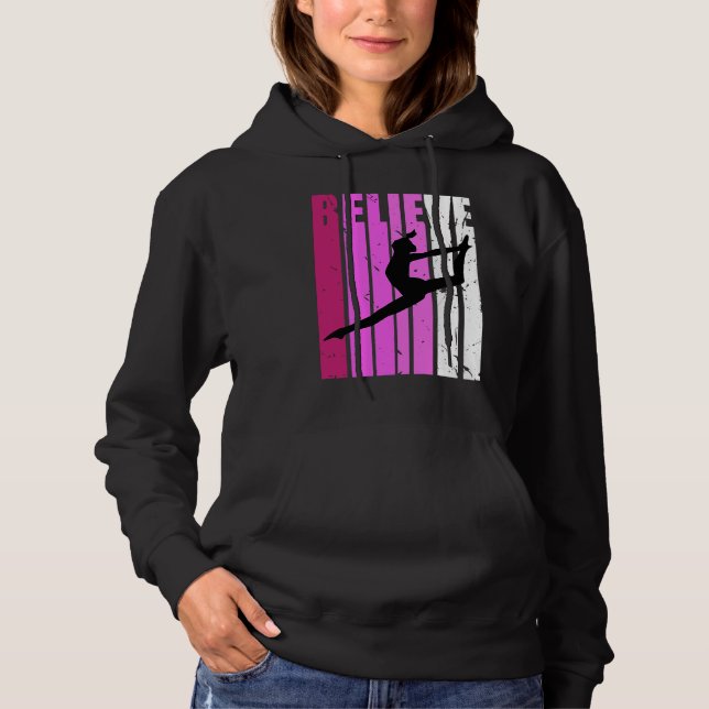 Sudadera Classical Dance Pink Team Fan Believe Motivational (Anverso)