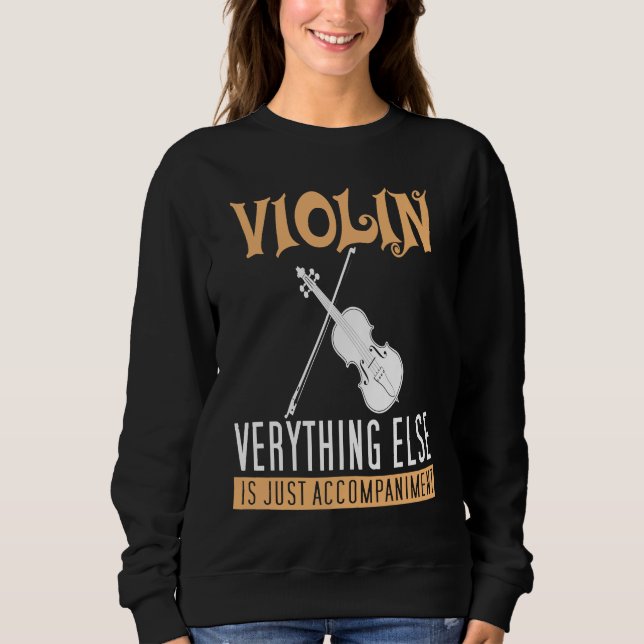 Sudadera Classical Music Composers Violin Word  For Music (Anverso)
