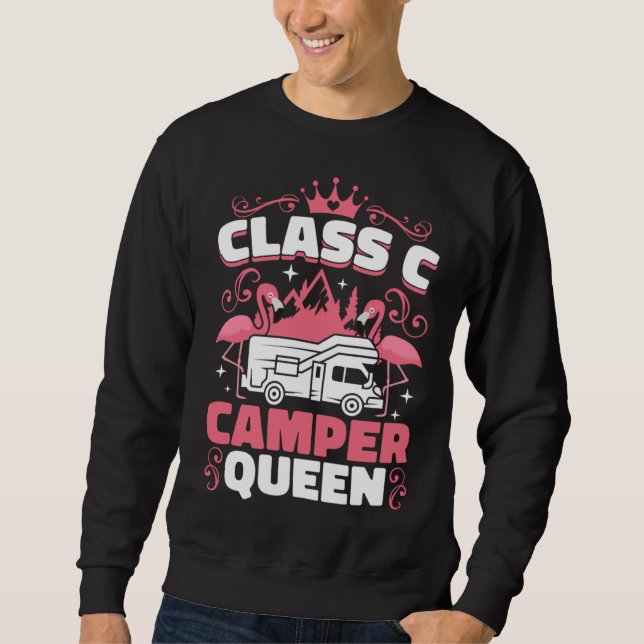 Sudadera Classy RV Class C Camper Queen Campside Camping Wo (Anverso)
