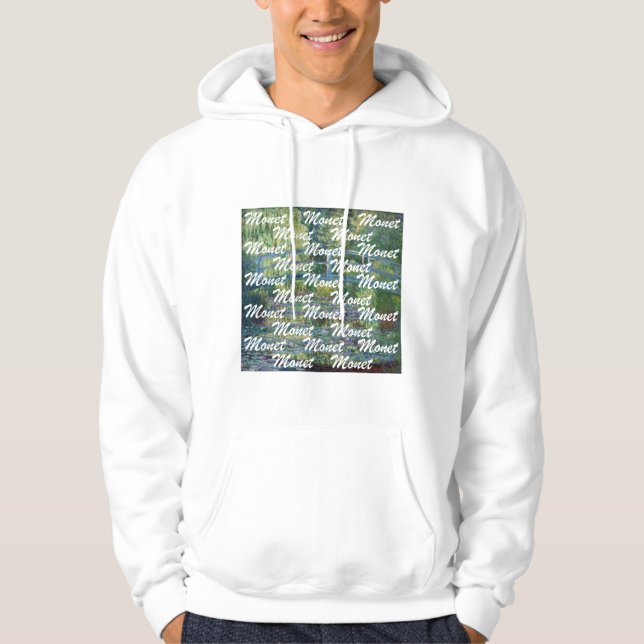Sudadera Claude Monet - estanque de Lily del Agua, Armonía  (Anverso)