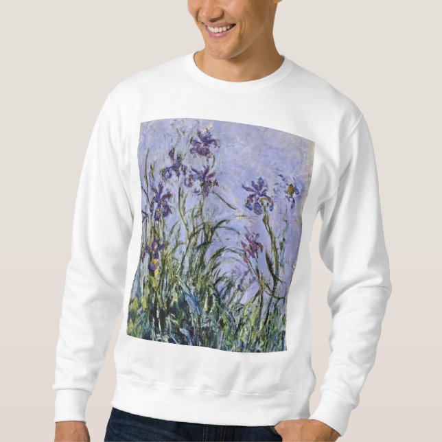 Sudadera Claude Monet - Iris Mauves (Anverso)