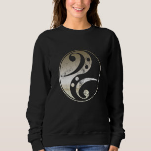 Sudadera Clave de Fa Música Bajista de Guitarra Bajo Baji
