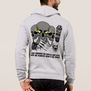 Sudadera Claw Hoodie sin miedo - Calzado gótico