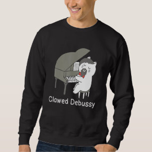 Sudadera Clawsy Cat Piano Compositor De Música Clásica
