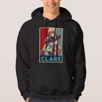 Sudadera Claymore Anime Carácter CLARE Arte Clásico Camiset