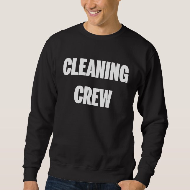 Sudadera Cleaning Custodian Housekeeper  Maid Cleaning Crew (Anverso)