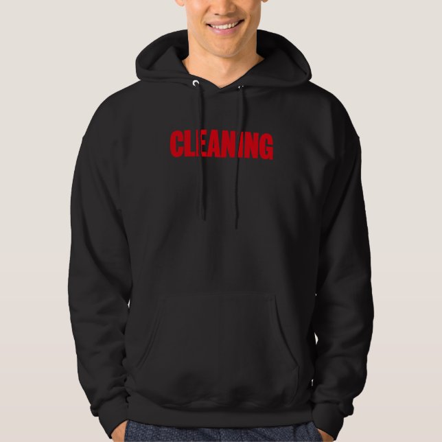 Sudadera Cleaning Custodian Housekeeper  Maid Cleaning Crew (Anverso)