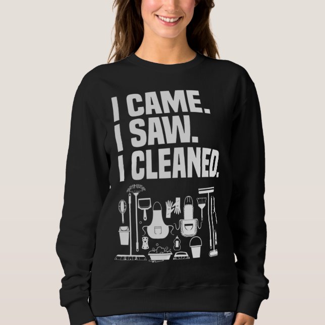 Sudadera Cleaning  House Cleaner And Housekeeper (Anverso)