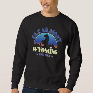 Sudadera Clearmont Wyoming WY Wild Horse