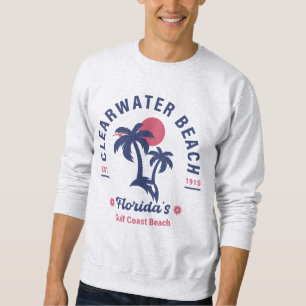 Sudadera Clearwater Beach Florida Palm Tree Souvenirs 60