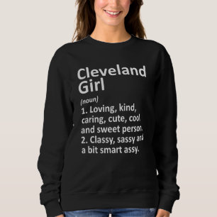 Sudadera Cleveland Chica Ga Georgia Funny City Home Roots