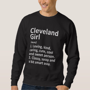 Sudadera Cleveland Chica Tx Texas Funny City Home Roots