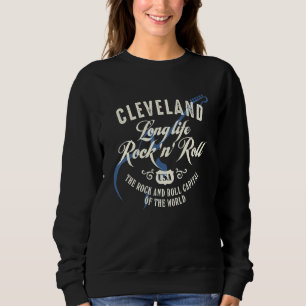 Sudadera Cleveland Long Life Rock'n'roll Music Guay Vintage