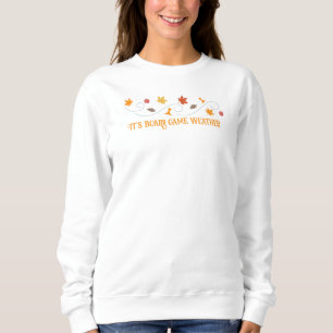 Sudadera Clima de Juego de Mesa de Otoño