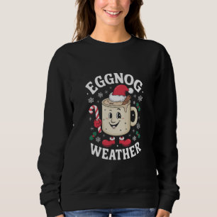 Sudadera Clima de Rompope Navidad Retro Navidad