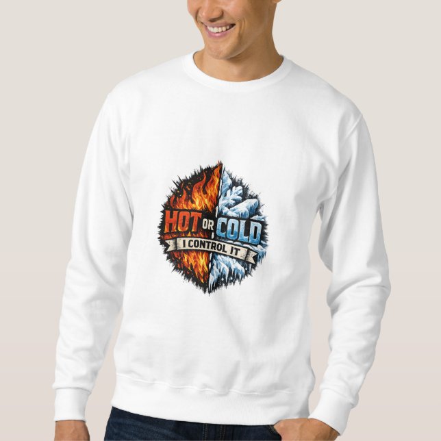 Sudadera Climatización HVAC Control Total Calor o Frío (Anverso)