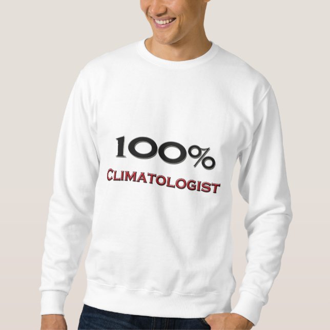 Sudadera Climatologist del 100 por ciento (Anverso)