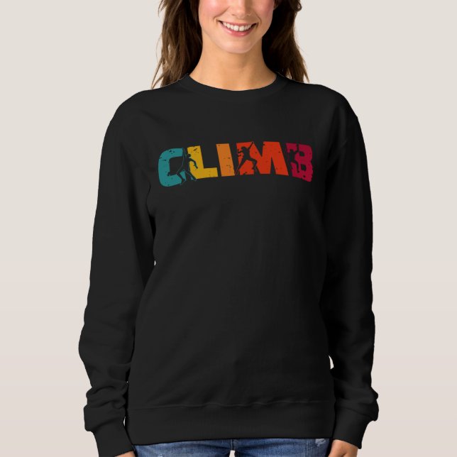 Sudadera Climb Climber Sport Climbing Bouldering (Anverso)