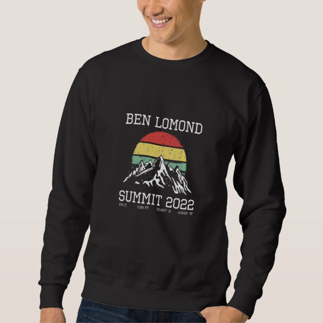 Sudadera Climbed Ben Lomond Summit 2022 Hike Scotland UK Su (Anverso)