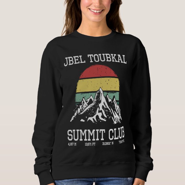 Sudadera Climbed Jbel Toubkal Morocco Summit Club Sun Hike  (Anverso)