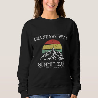 Sudadera Climbed Quandary Peak Summit Club Hike Colorado Su