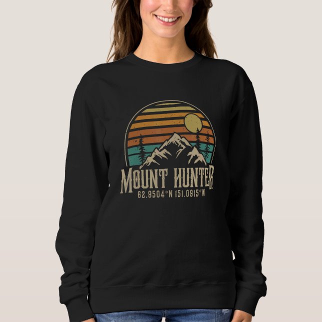 Sudadera Climbing Mt  Hunter Alaska Mountian Hiking Mount H (Anverso)