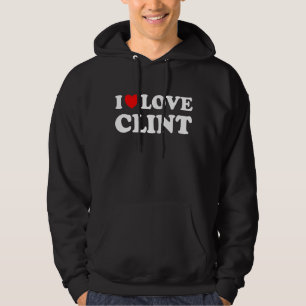 Sudadera Clínica de corazón rojo que amo