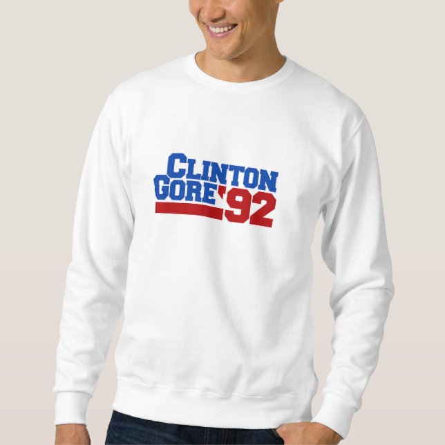 Sudadera Clinton GORE 1992 (Anverso)