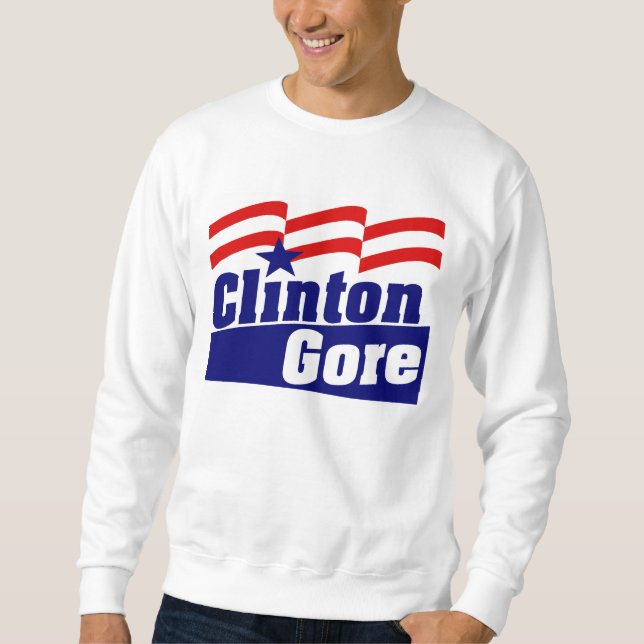 Sudadera Clinton Gore para el presidente 1992 (Anverso)