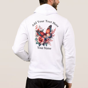 Sudadera Clip de sublimación de mariposa de primavera-96284