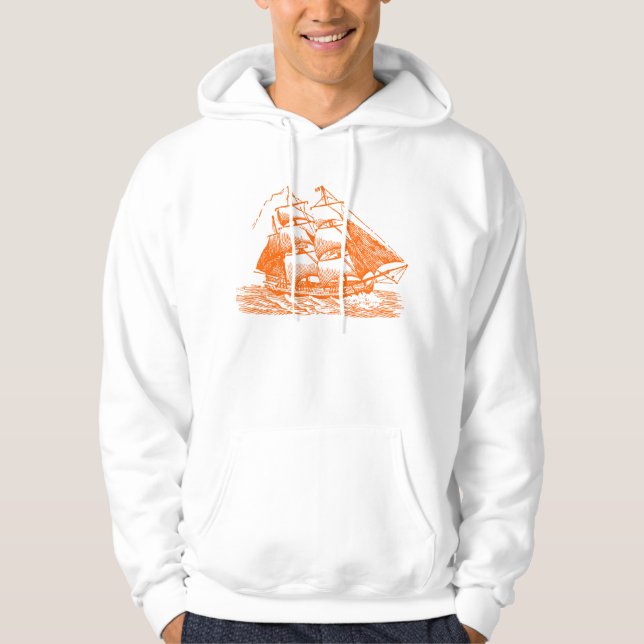 Sudadera Clipper - Naranja (Anverso)