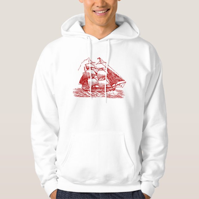Sudadera Clipper - Ruby Red (Anverso)