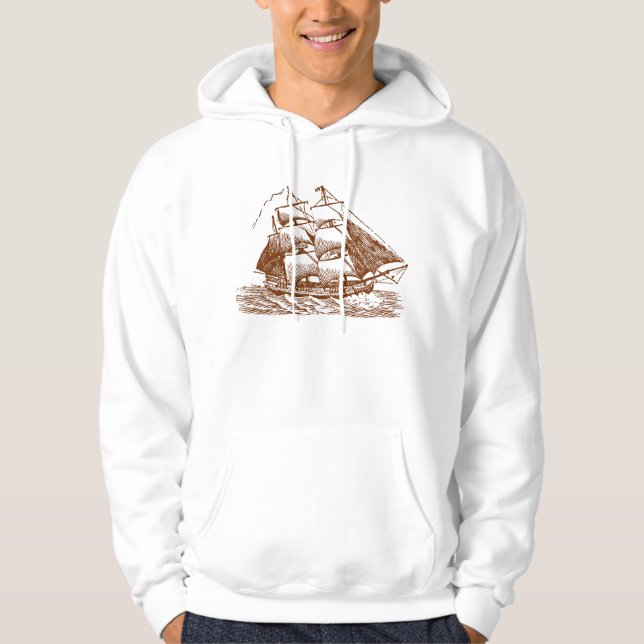 Sudadera Clipper - Walnut (Anverso)