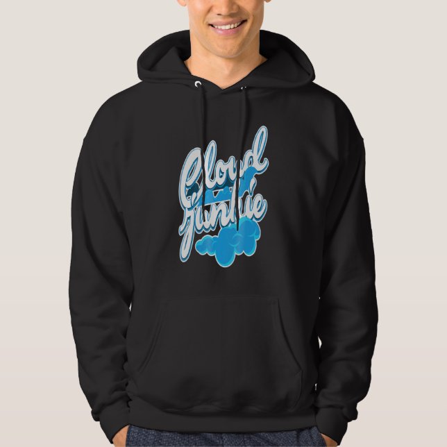 Sudadera Cloud Junkie Weather Forecast Geek (Anverso)