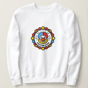 Sudadera Clown Certificado Funny Clown Duck Meme Sweatshirt