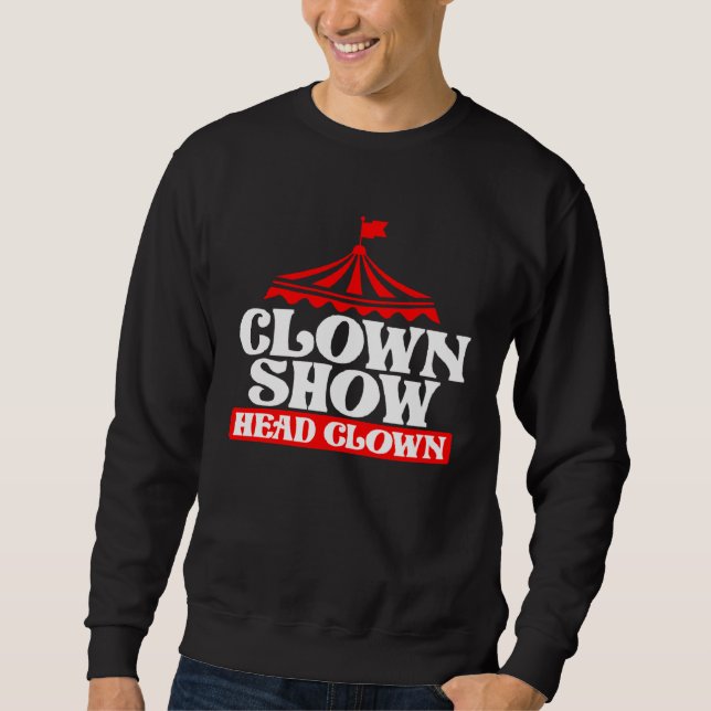 Sudadera Clown Show Head Clown (Anverso)