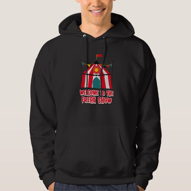Sudadera Clowncore Clown Circus Tent Freak Show (Anverso)