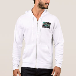 Sudadera CLRV Neon en Hoodie Full-Zip de stn Men