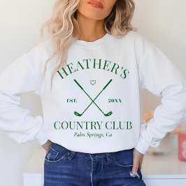 Sudadera Club Campestre de Golf Last Swing Bachelorette