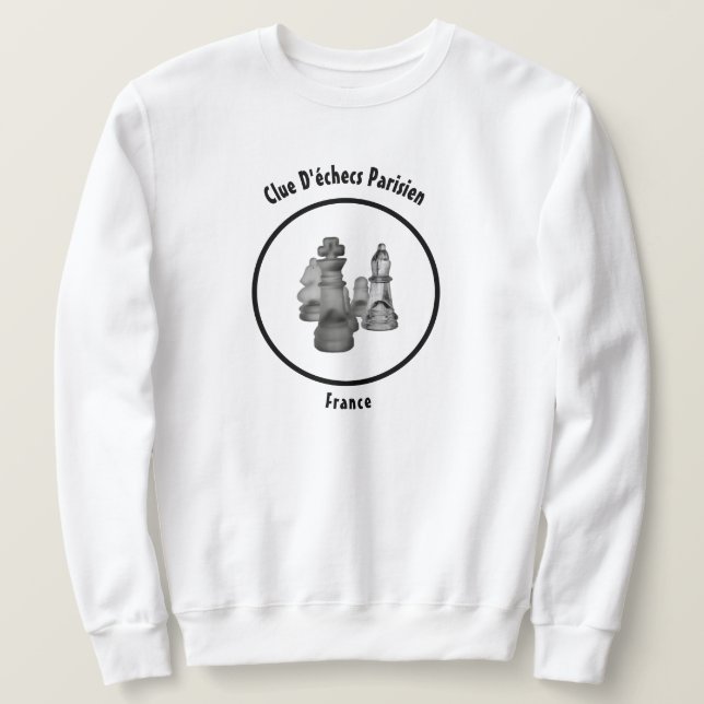 Sudadera Club de Ajedrez Sweatshirt (Anverso del diseño)