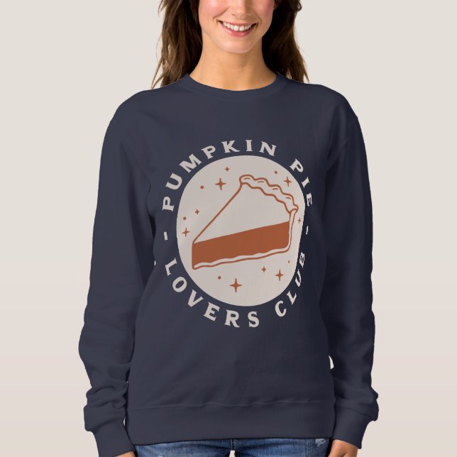 Sudadera Club de amantes de la calabaza (Anverso)