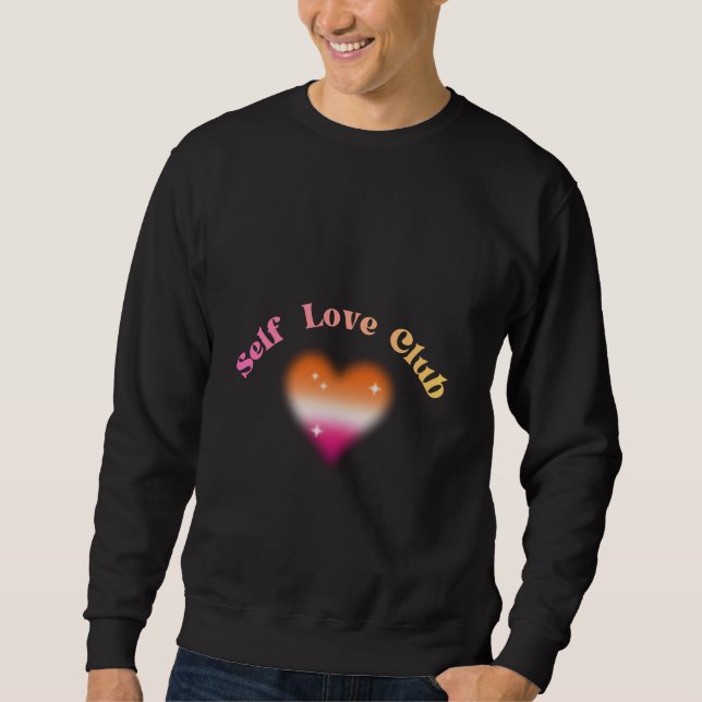 Sudadera Club de Amor Propio – Diseño Retro de Empoderamien (Anverso)
