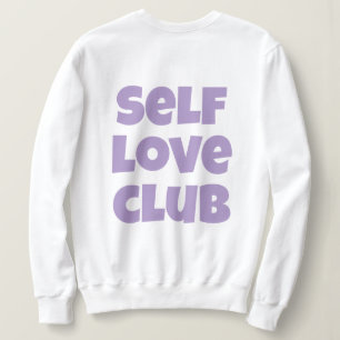 Sudadera Club de Amor Propio Femenino Elegante Moderno Lind