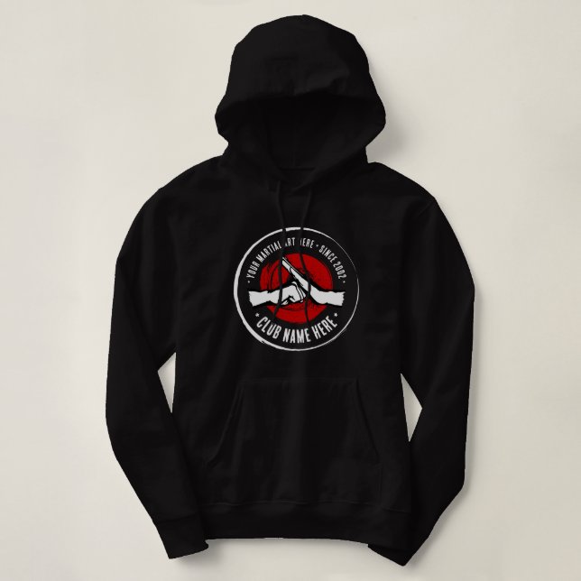 Sudadera Club de Artes Marciales T-Shirt Hoodie (Diseño del anverso)